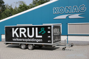 Oosterwijk tandemas lesaanhangwagen